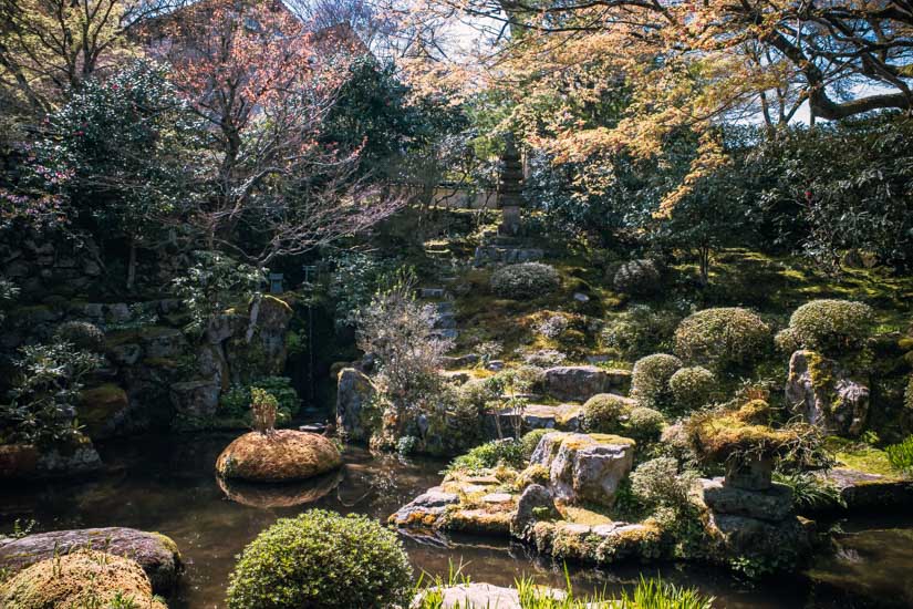 客殿南側の庭園