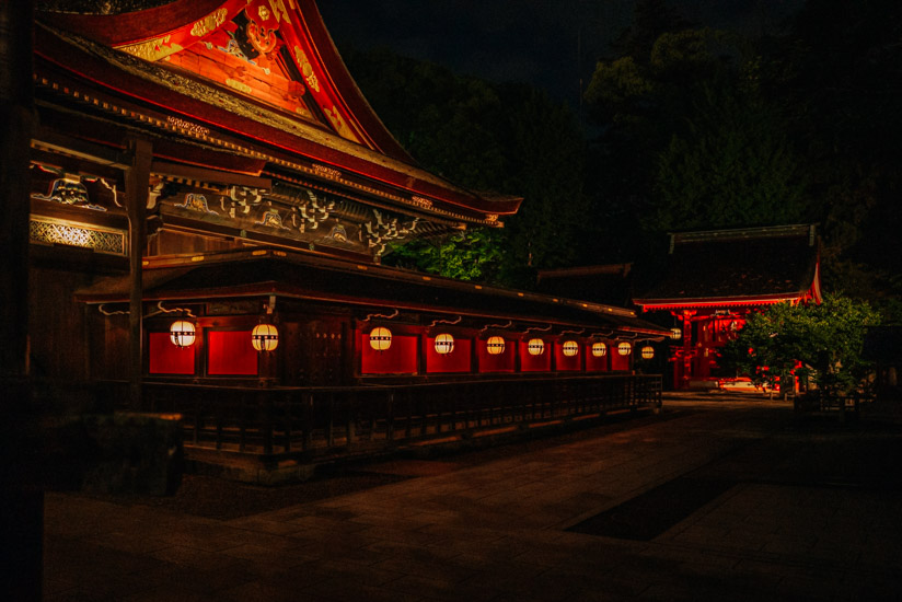 夜の北野天満宮を独占する (京都フォトブログ)