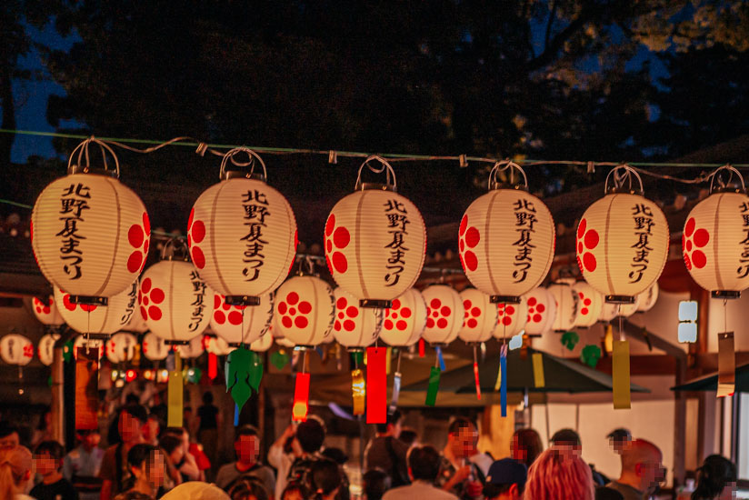 休憩所周辺に屋台