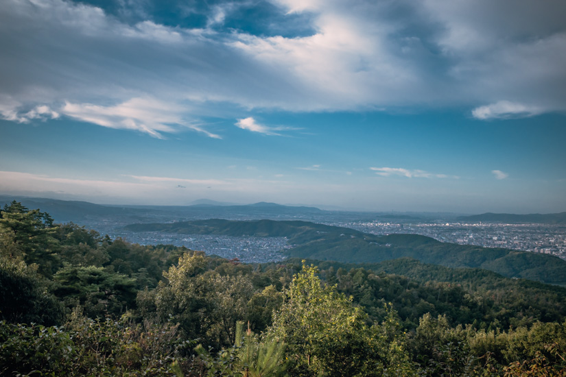 山頂の眺望